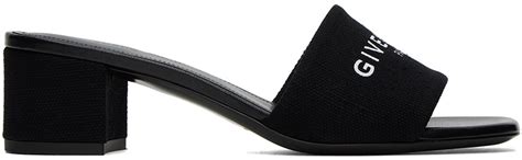 black givenchy slides replica|givenchy black 4g heeled sandals.